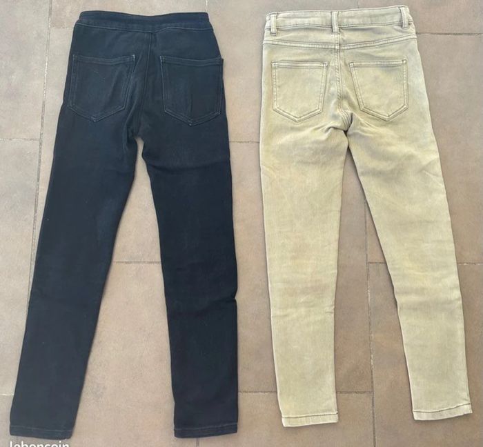 Lot 2 jeans skinny taille 30 (10/12 ans) - photo numéro 2