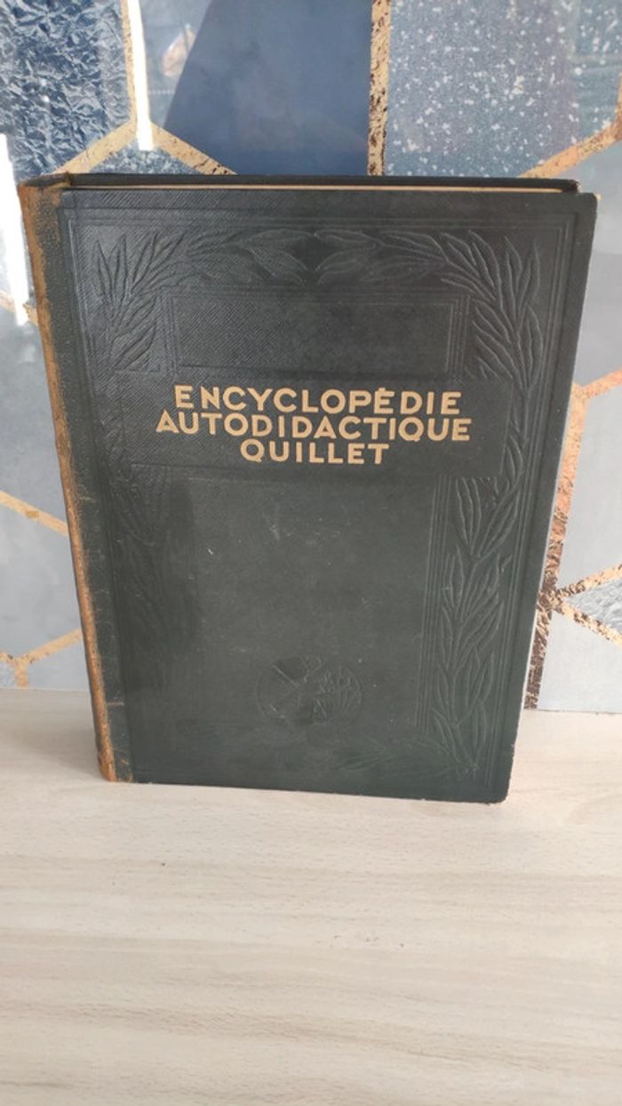 Livre nouvelle Encyclopédie autodidactique Quillet tome 2 1949 physique chimie trigonométrie