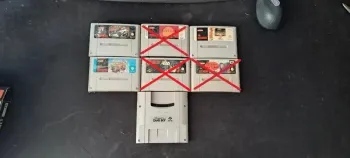 Lot de jeux Super Nintendo (SNES)