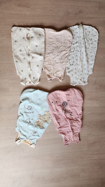 Lot de 5 gigoteuses bébé 0-6 mois