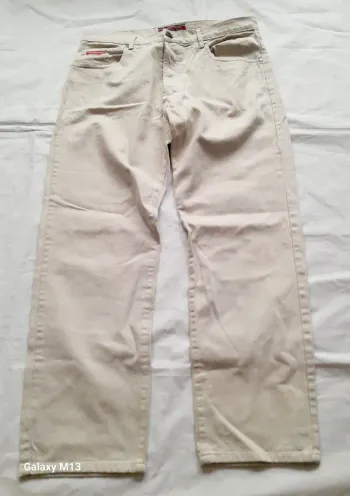 Jean homme beige Megamix taille 46
