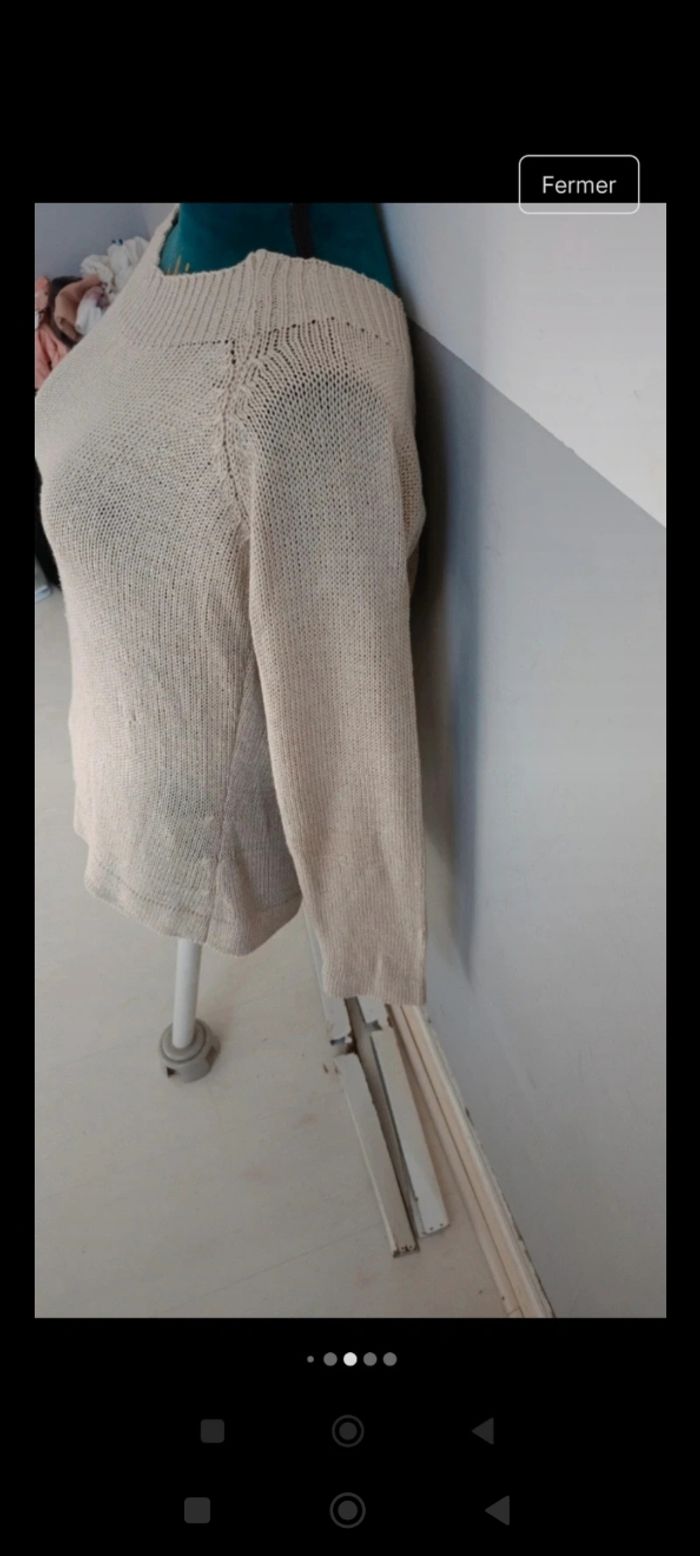 Pull taille M en très bon état marque Camaïeu - photo numéro 4