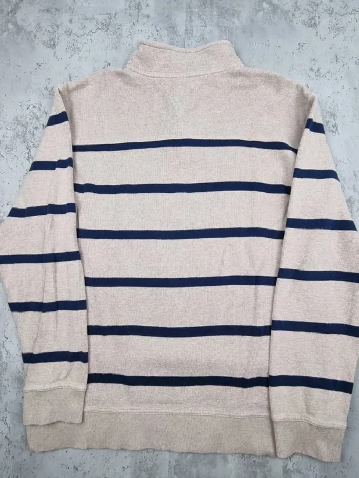 Pull rayé col montant boutonné Tommy Hilfiger XXL Hommes - photo numéro 4