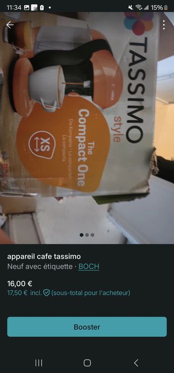 Machine a café tassimo 