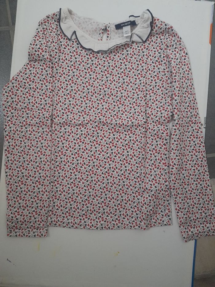Lot de 3 jolis tee-shirts fille en 8ans à manches longues - photo numéro 2
