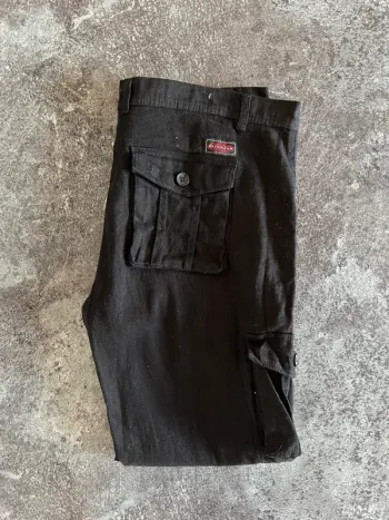 Pantalon cargo noir homme Dickies W40 FR 50 4XL Pantalón negro hombre Pantaloni Hose Herren