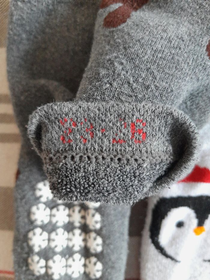 Lot de paires de chaussettes épaisses antidérapante - photo numéro 2