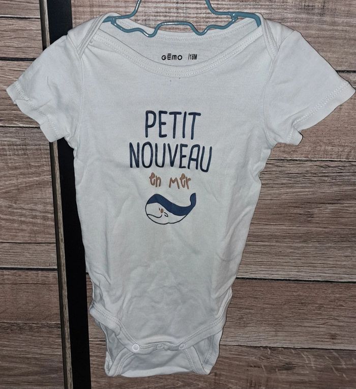 Body manches courtes Gémo en taille 18 mois - photo numéro 2