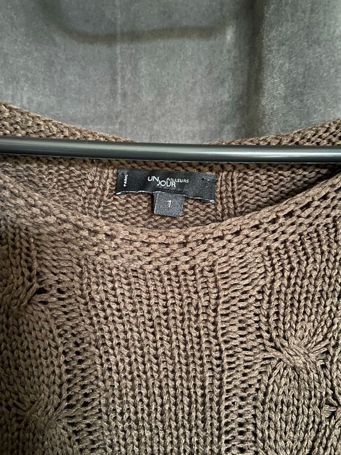 Pull côtelé à manches courtes - photo numéro 3