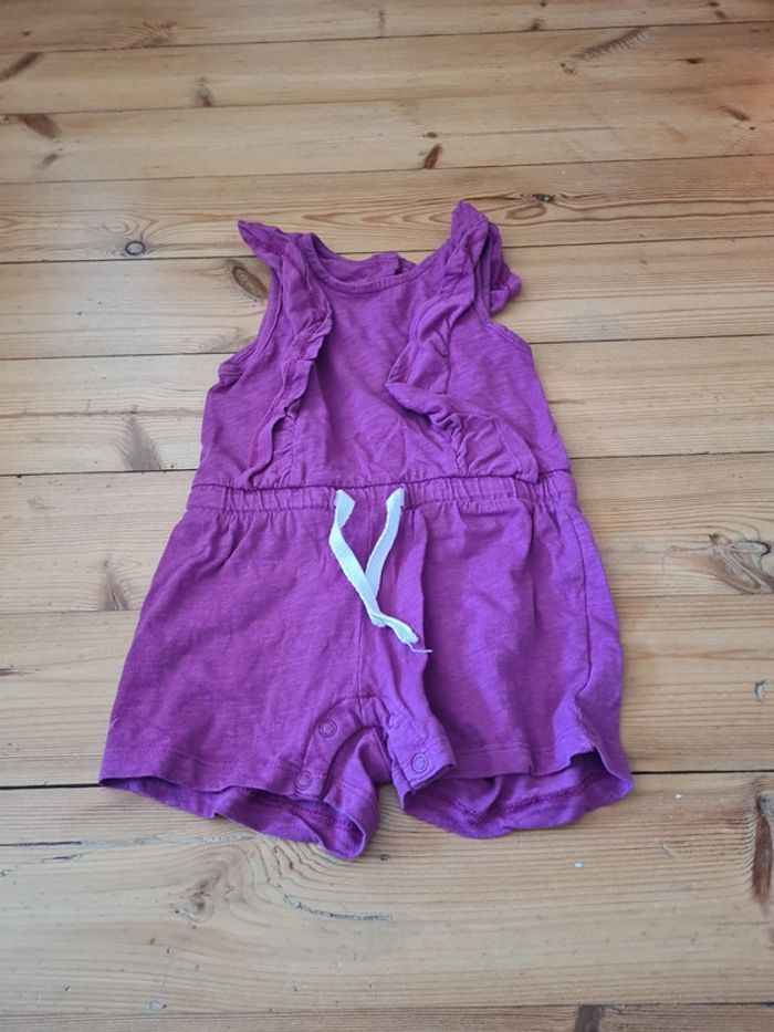 Combinaison short 24 mois en coton