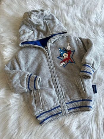 Neuf (non porté)🏷 😍🤩💙sublime  veste /gilet epais et intérieur polaire disneylandparis mois garçon 💙😍🤩