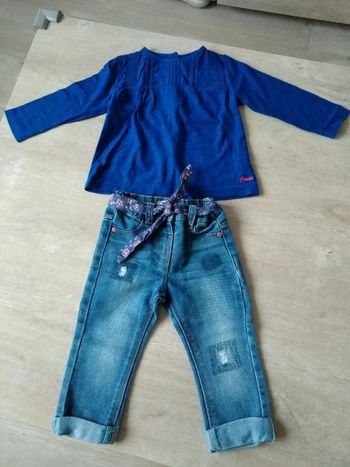 Ensemble creeks, taille 18 mois