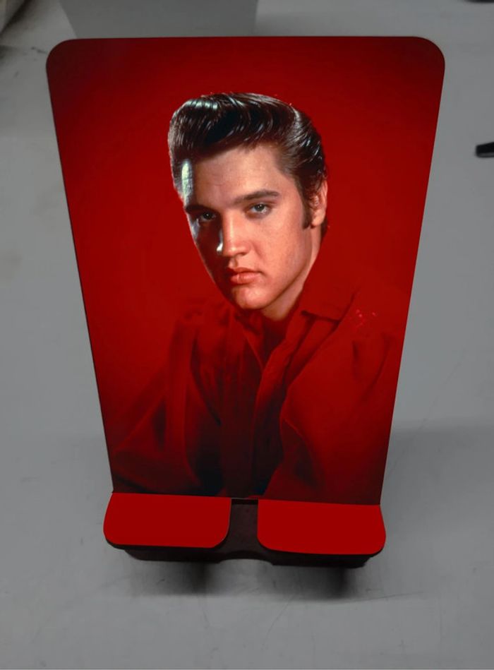 support téléphone motif elvis presley neuf