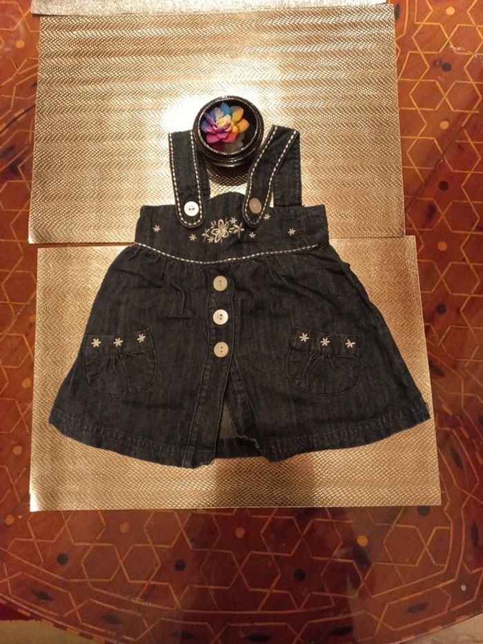 Belle Robe salopette en jean 9 mois