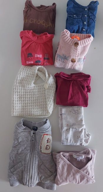 Lot vêtements fille