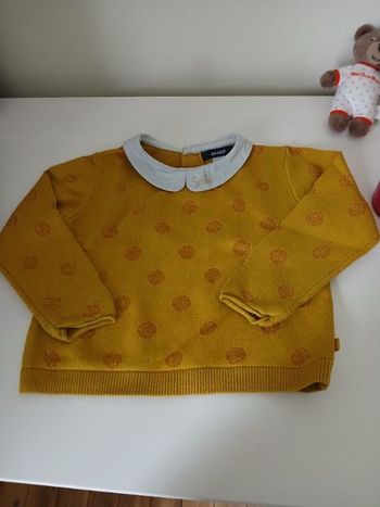 Pull 3 ans col claudine