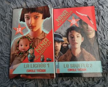 Lot Roman Nina Volkovitch tome 1 et 2 avec dédicace