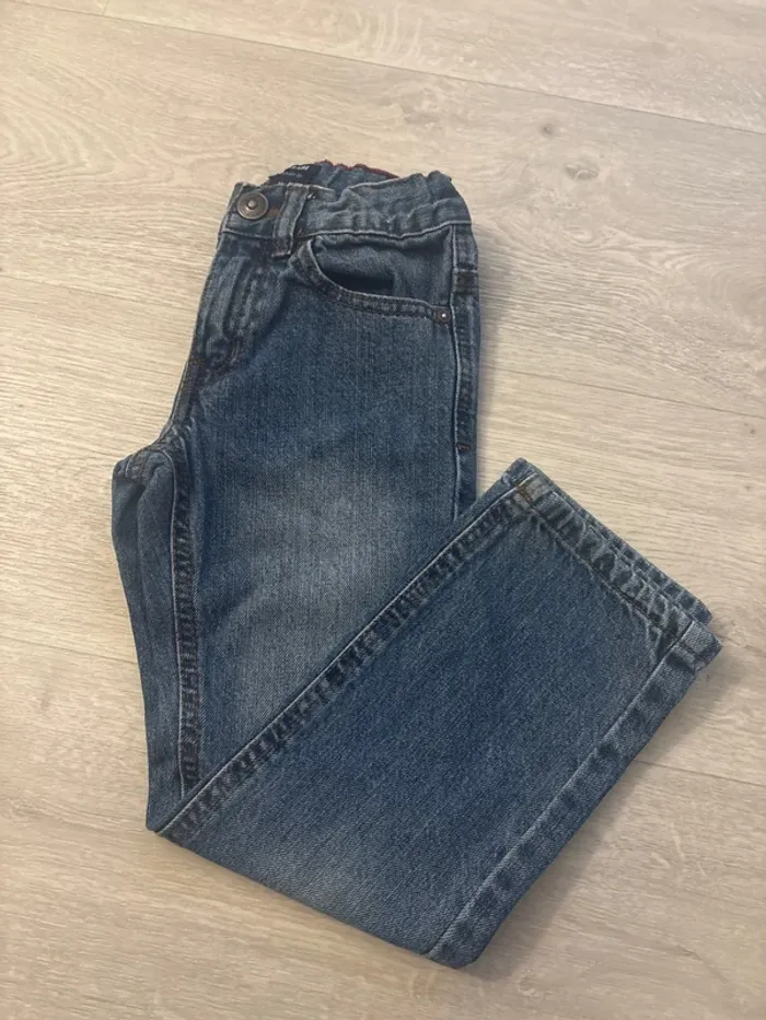 Jean Kiabi bleu ciel denim 5 ans