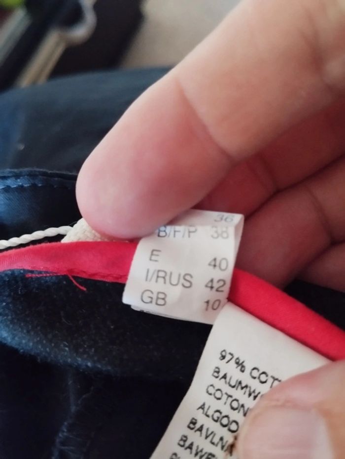 Neuf Pantalon droit noir taille 38 ConceptK - photo numéro 4