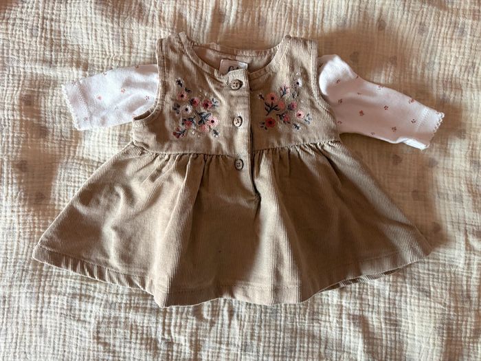 Ensemble robe et body Naissance