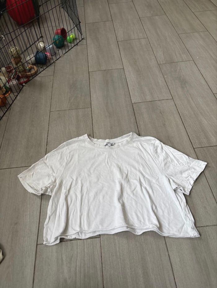 T-shirt blanc Jennyfer – Taille M - photo numéro 3