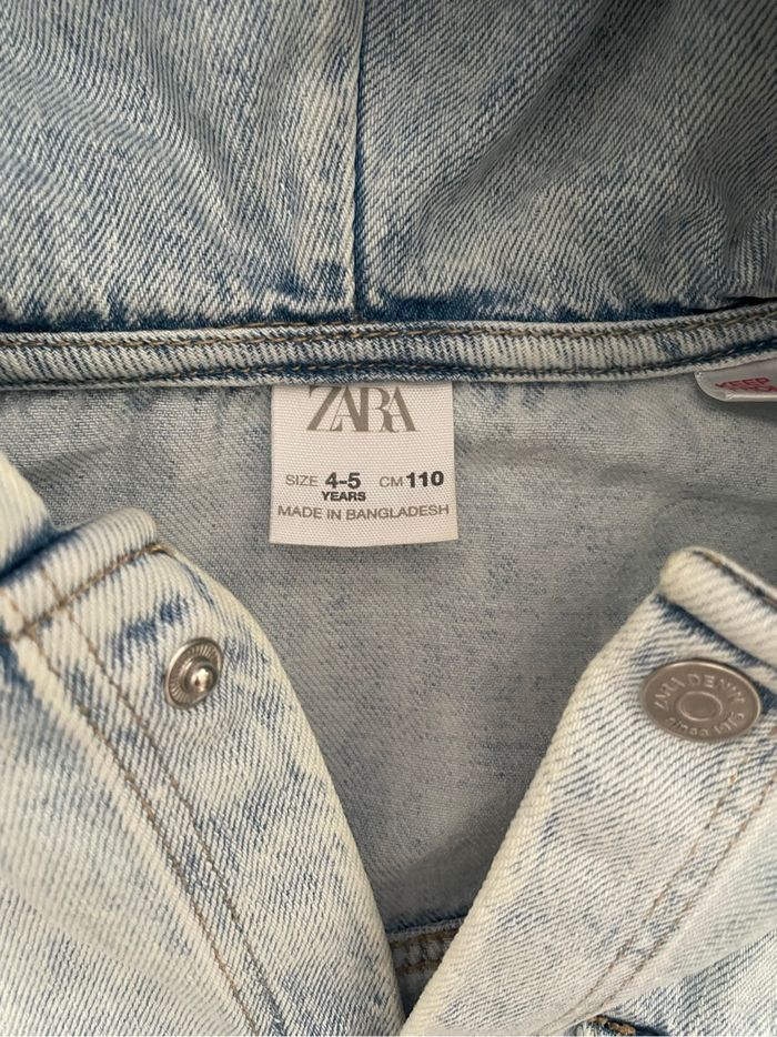 Veste jeans Zara 4/5 ans 11O cm - photo numéro 5