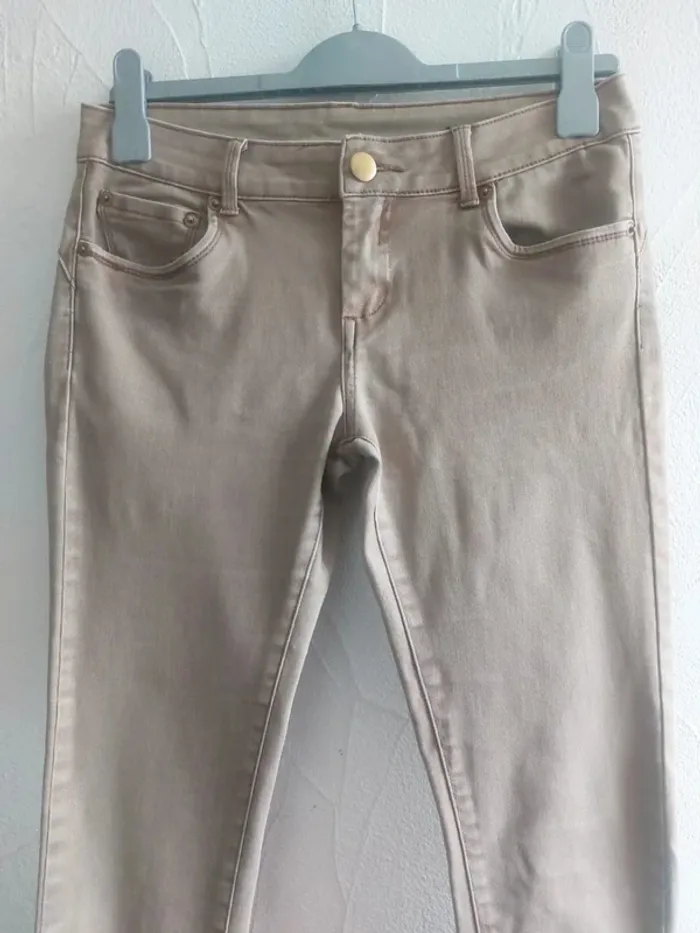 Slim marron glacé Taille 38 - photo numéro 2