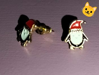 Boucles d'oreilles pingouins