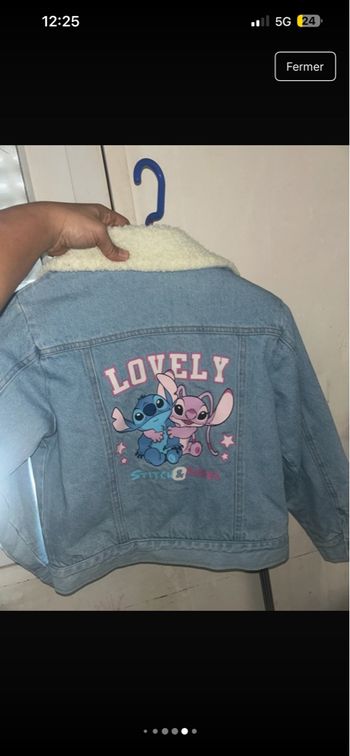 Veste jean intérieur polaire 