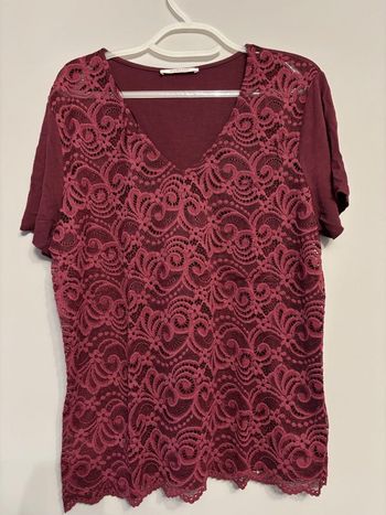 T-shirt bordeaux