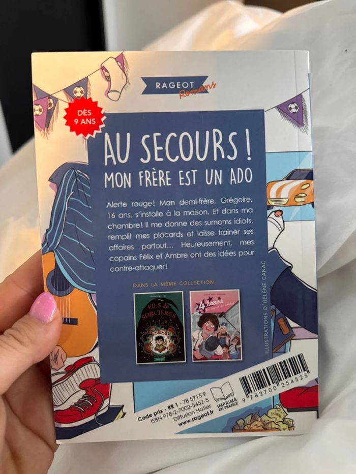Livre au secours mon frère est un ado - photo numéro 2