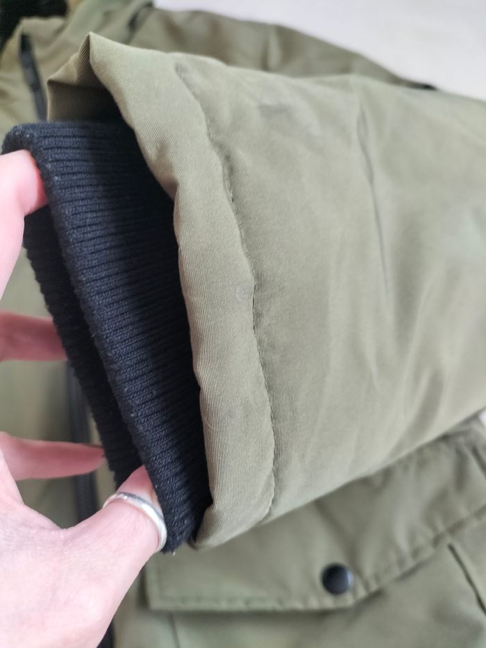 đ Parka kaki chaude - 14/15 ans (170 cm) - Primark - TrĂšs bon Ă©tat đ - photo numĂ©ro 4
