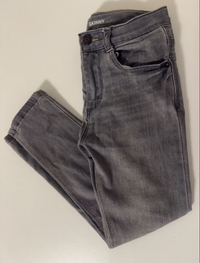 Jean skinny Zara Kids 4–5 ans 110 cm – Gris - photo numéro 3
