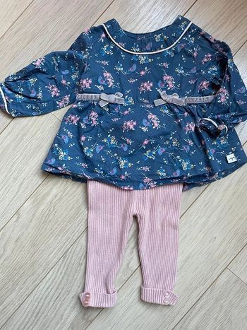Ensemble blouse et legging 3 Mois