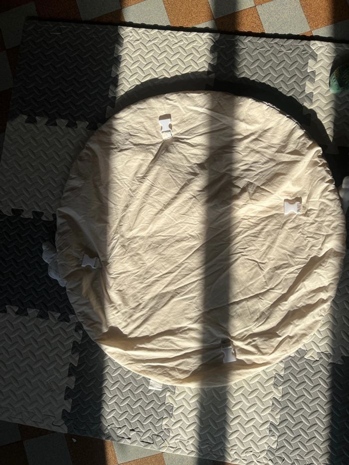 Tapis de Sol Maison du monde Lapin petit cœur d’amour beige - photo numéro 8