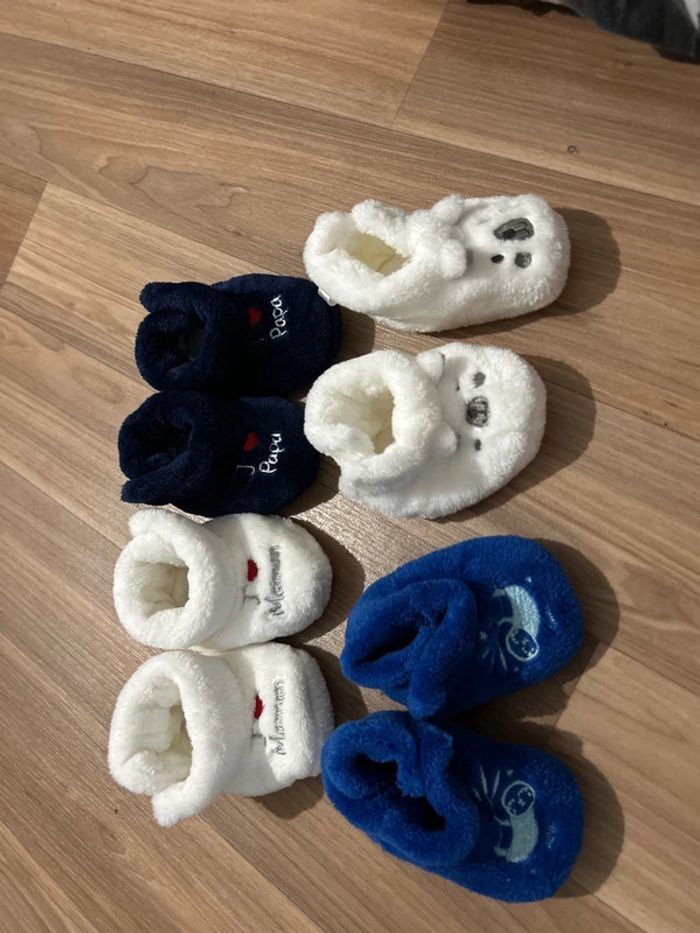 Lot de 4 chaussons