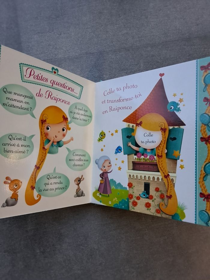 Livre Raiponce neuf Petites princesses Fleurus - photo numéro 3