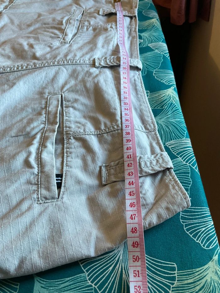 Short cargo gris clair pour homme Nautica taille W34 FR44 438 - photo numéro 4