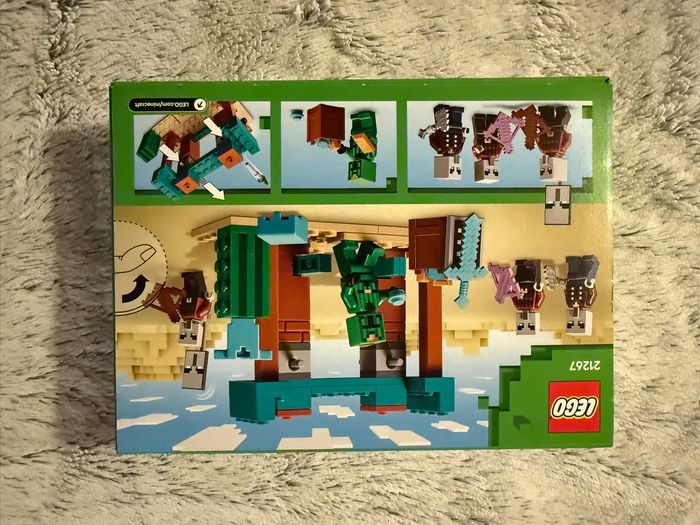LEGO Minecraft 21267 – La patrouille d’Illageois du désert – 105 pièces – Neuf scellé - photo numéro 2