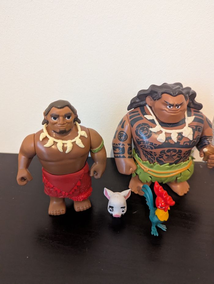 Lot de figurines Disney Vaiana et sa famille Adventure pack - photo numéro 2