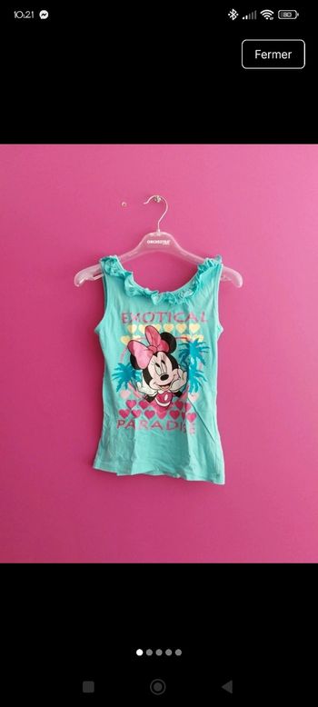 Débardeur Disney 8 ans b1 