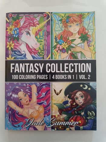 Fantasy collection 100 coloring pages Vol. 2