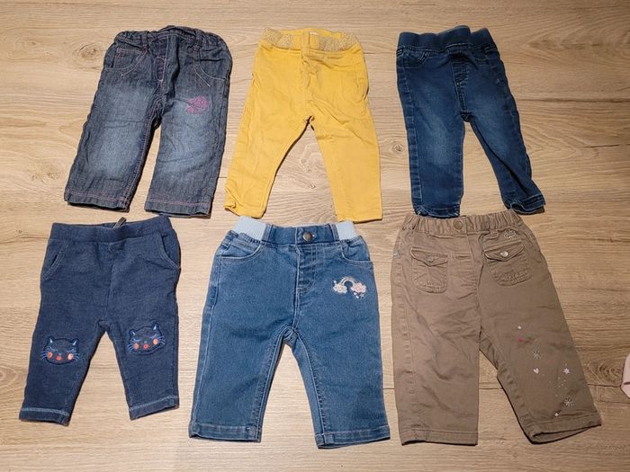Lot pantalons 6 mois fille