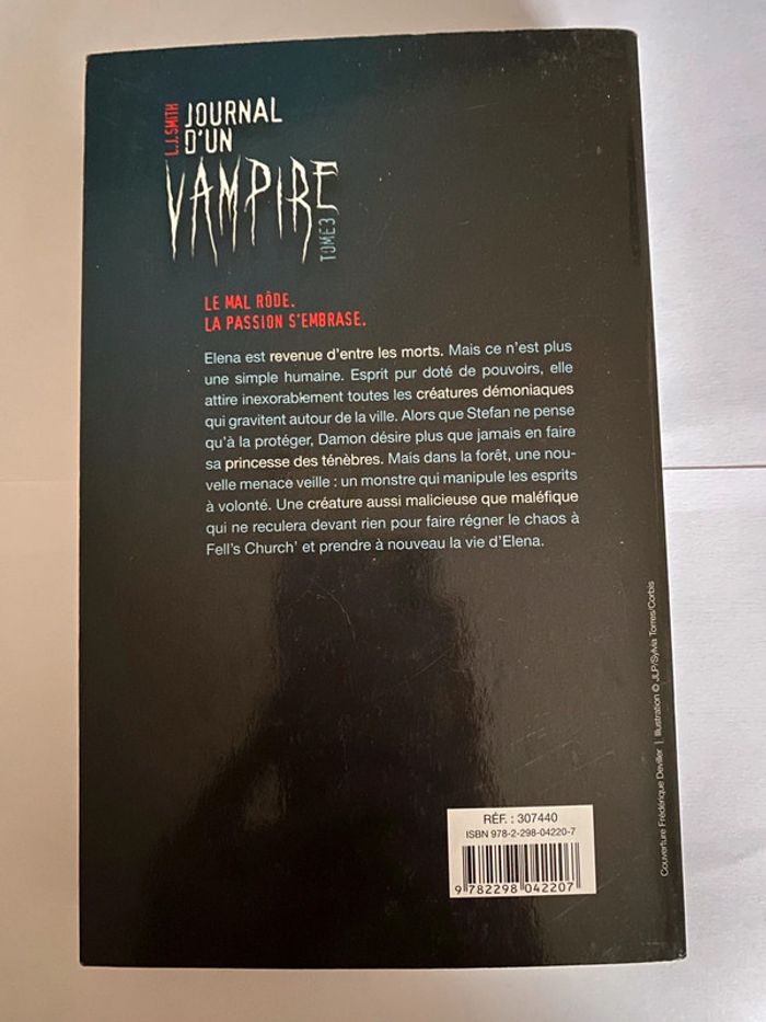 Livre L.J. Smith - Journal d’un Vampire tome 3 - photo numéro 2