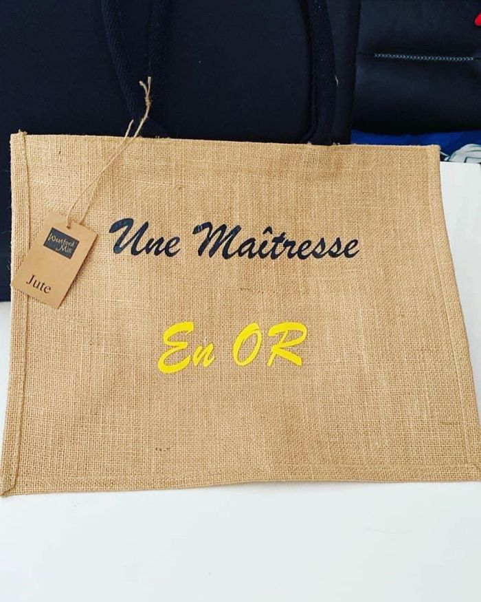 Sac personnalisé en toile de jute - photo numéro 5