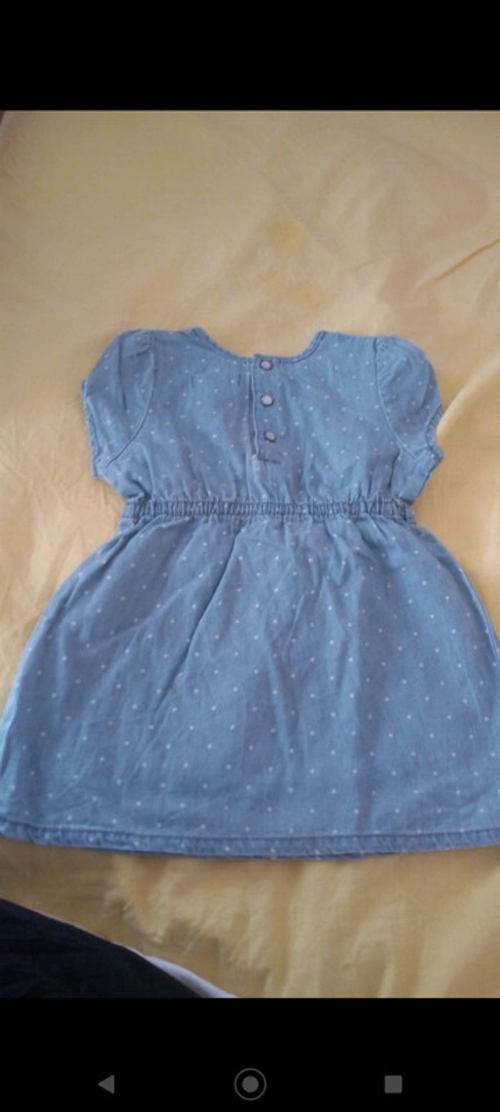 Robe jean neuve à pois La redoute - photo numéro 2