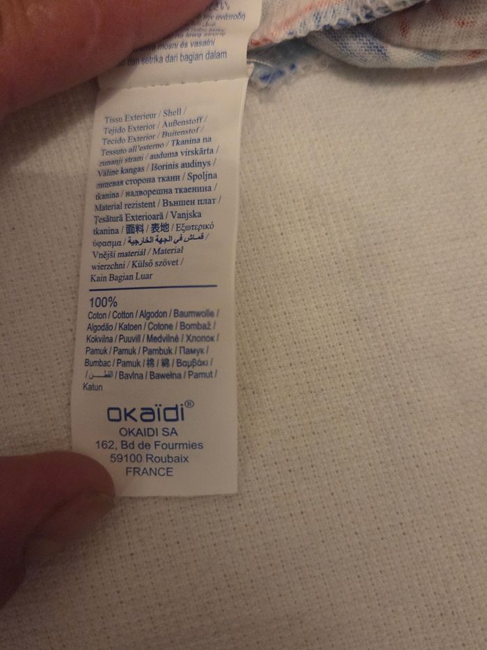 Joli short fille motifs feuilles 3 couleurs bleu , bleu fonce et rouge taille 3 ans neuf Obaibi 6 euros - photo numéro 5