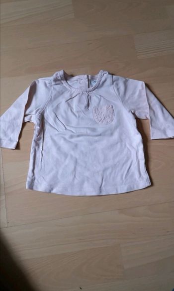 T-shirt ML, tape a l'oeil, 3 mois