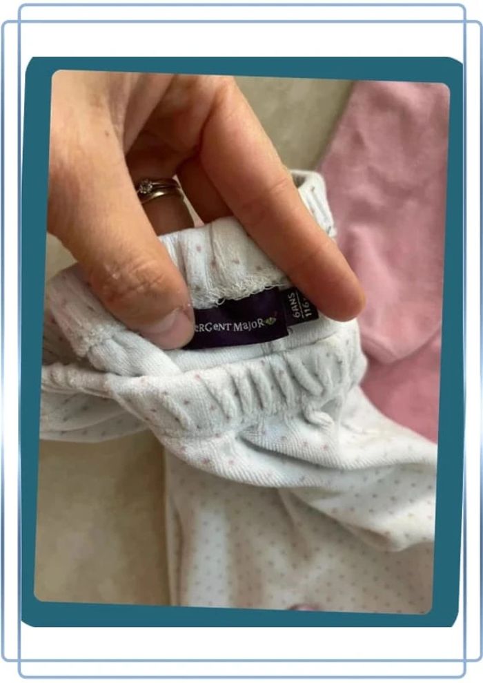 Beau pyjama velours 6 ans sergent major - photo numéro 5