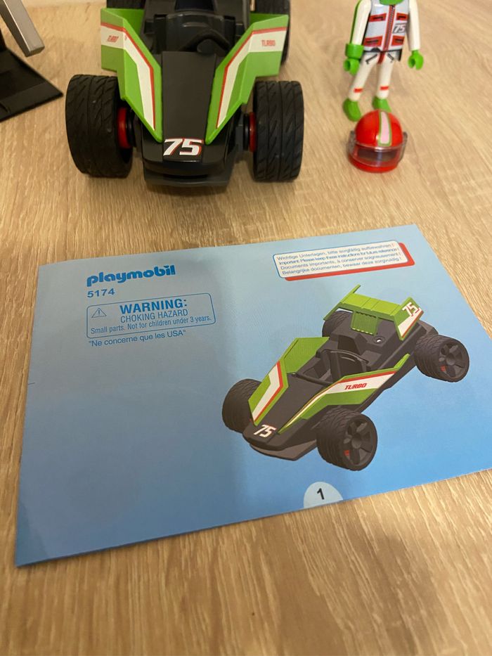 Playmobil 5174 voiture bolide  turbo - photo numéro 3